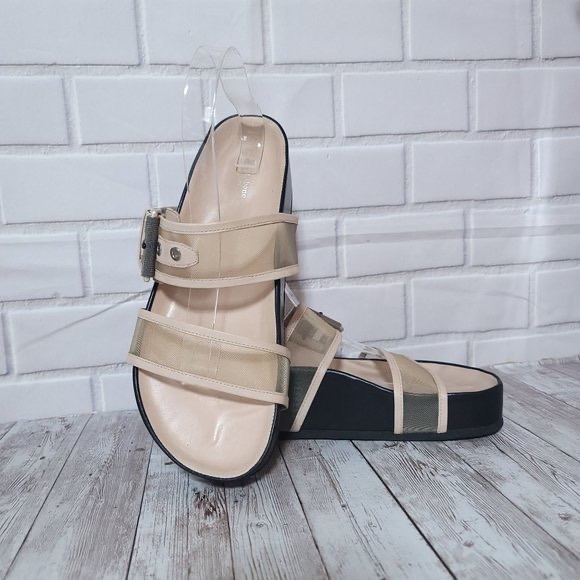 Rag & Bone Evin Platform Slides, Nude, 39 - Picture 3 of 4